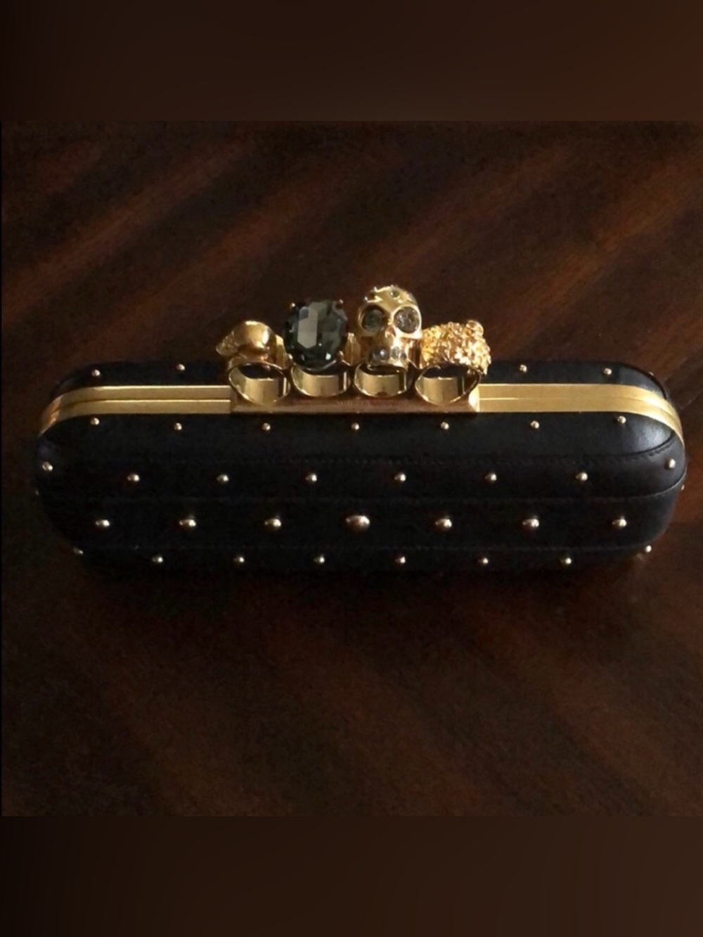 ALEXANDER MCQUEEN Skull Clutch♡